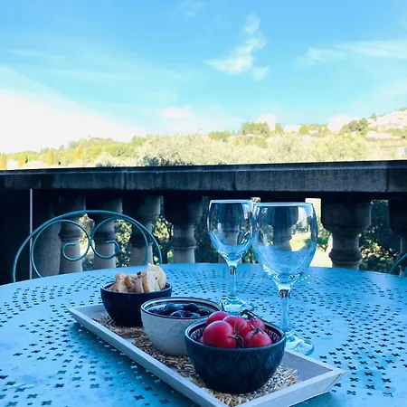 Appartement Vue Magnifique Sur Les Alpilles, Residence Avec Piscine Paradou Buitenkant foto