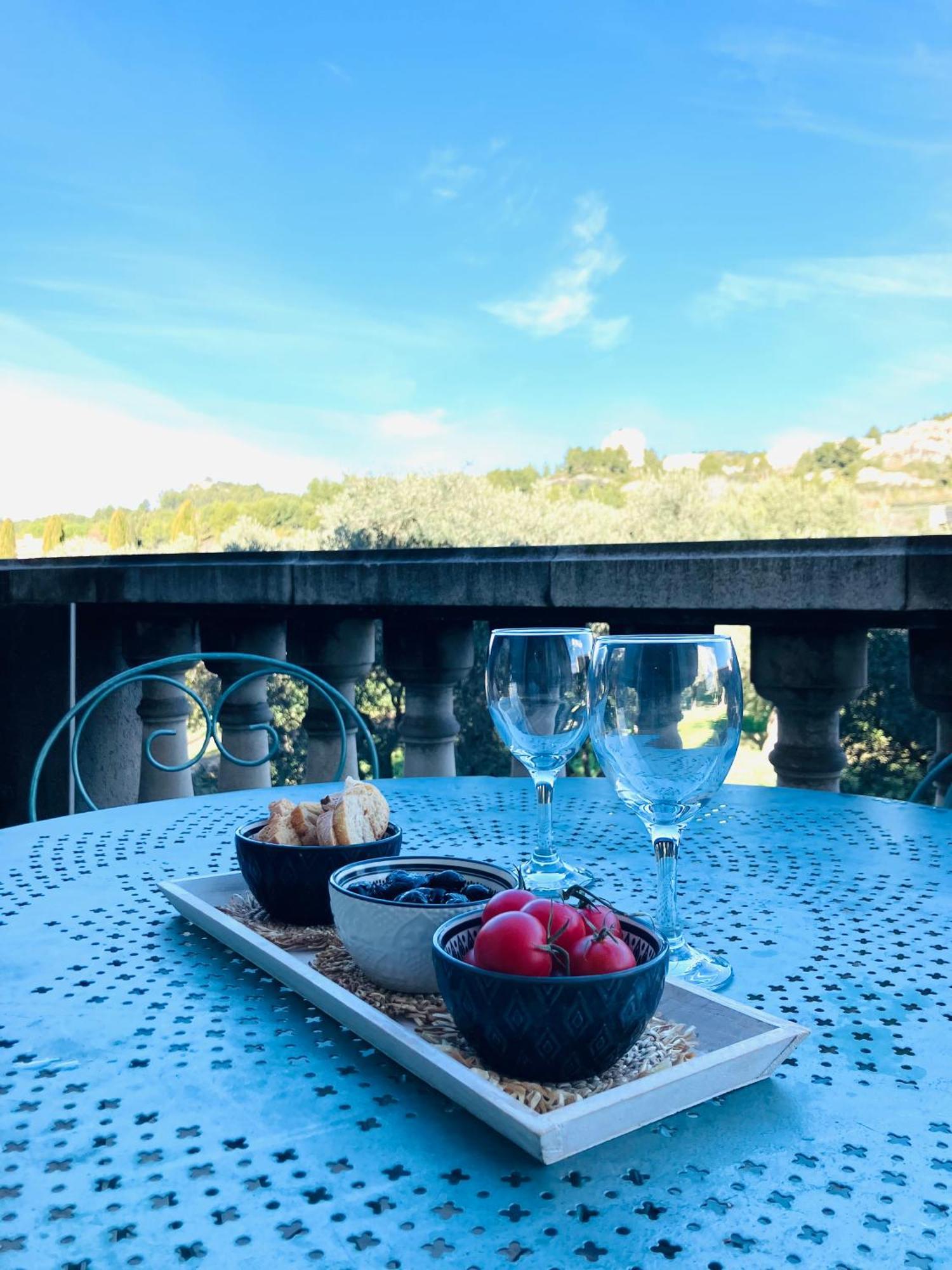 Vue Magnifique Sur Les Alpilles, Avec Piscine Apartment Paradou